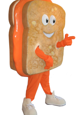 Hot Rod Grilled Cheese Mascot Costume