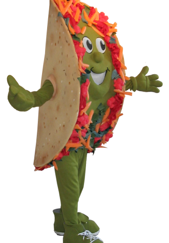 Hot Rod Taco Mascot Costume