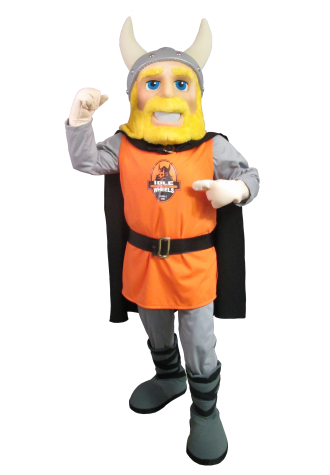Idle Wheels Viking Mascot Costume