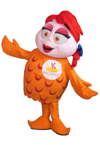 Inmobiliaria kioskos de Albrook Kuki Mascot Costume