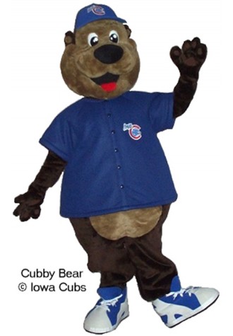 Iowa Cubs Cubbie Bear Mascot Costume