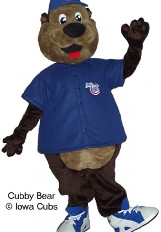 Iowa Cubs Cubbie Bear Mascot Costume