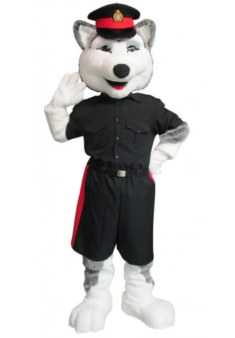 Iqaluit Police Husky Mascot Costume