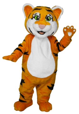 Irving Tissue Tiger Kitten Mascot Costume