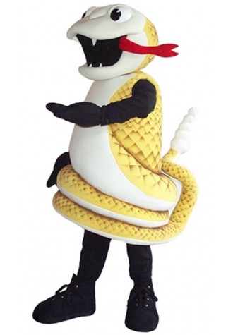 Jake the Snake Mascot Costume