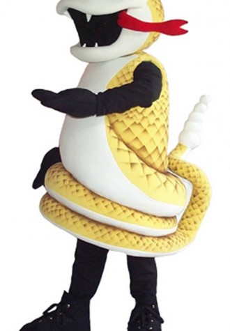 Jake the Snake Mascot Costume