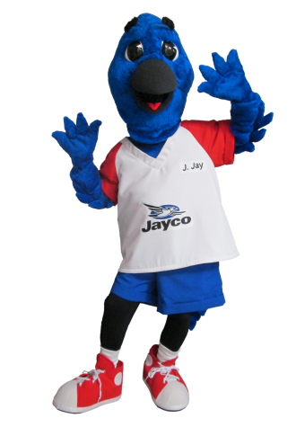 Jayco J. Jay Mascot Costume