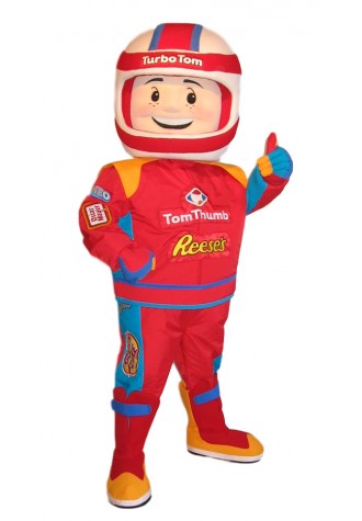 John Appleyard Tom Thumb Turbo Tom Mascot Costume