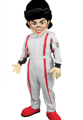 Jonathan Byrd's Racing Ginny 500 Mascot Costume