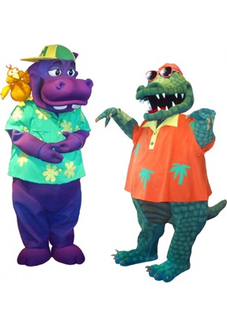 Jungle Jim's Family Eatery Hungry  Thirsty Mascot Costume