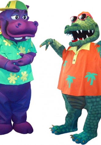 Jungle Jim's Family Eatery Hungry  Thirsty Mascot Costume