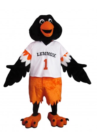 K 12 Data Center Lennox the Oriole Mascot Costume