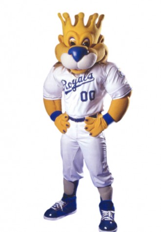 Kansas City Royals Sluggerrr Mascot Costume