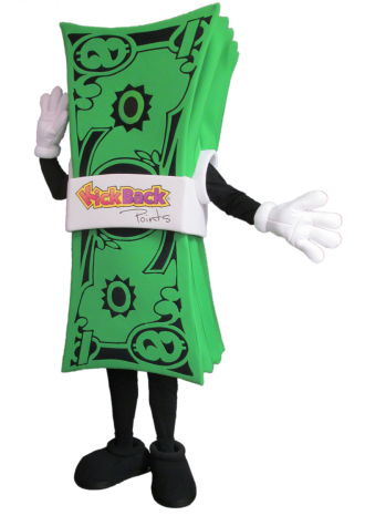 Kickback Points Payola Mascot Costume