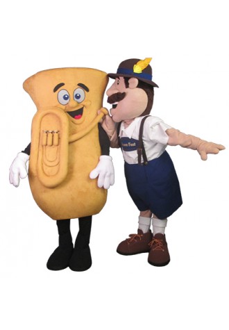 Kirchenfest Kirk and Tuba Mascot Costume
