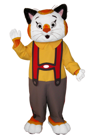 Koba Huckle Cat Mascot Costume