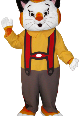 Koba Huckle Cat Mascot Costume