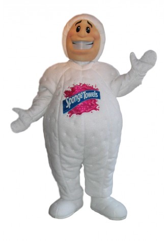 Kruger Spongie Mascot Costume