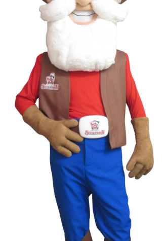 Lakepoint Station Miner Jim Mascot Costume