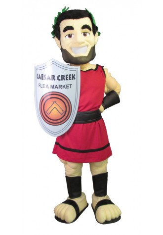 Levin Service Company Caesar Mascot Costume