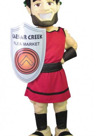Levin Service Company Caesar Mascot Costume
