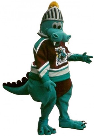 London Knights Scorch Mascot Costume
