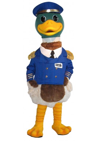 Lowman Captain Mike Mallard Mascot Costume