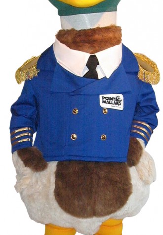 Lowman Captain Mike Mallard Mascot Costume