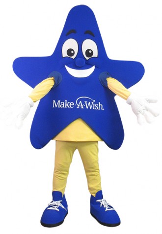 Make A Wish Sammy the Star Mascot Costume
