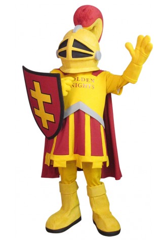 Marianopolis Preperatory School Golden Knight Mascot Costume