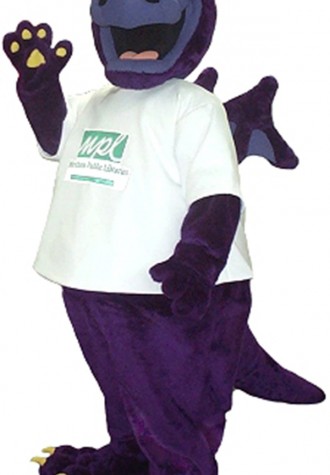 Markham Public Library Find It Dragon Mascot Costume