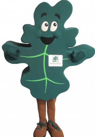 Metroparks of Toledo Otis the Oak Leaf Mascot Costume