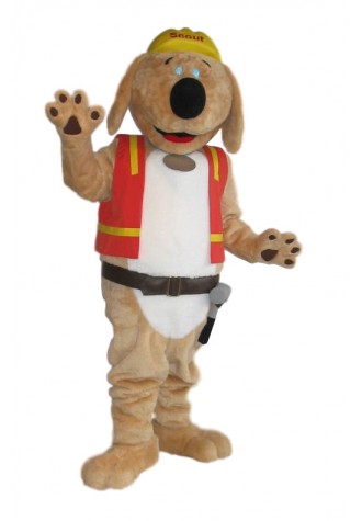 Mid Michigan Scout the Dog Mascot Costume