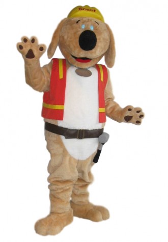 Mid Michigan Scout the Dog Mascot Costume