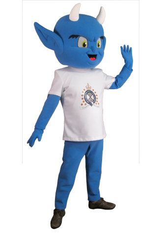Mitchell District High School Blue Devil Mascot Costume