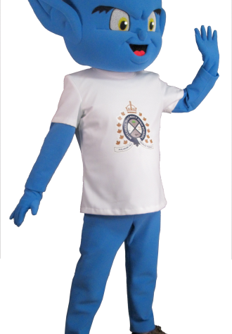 Mitchell District High School Blue Devil Mascot Costume
