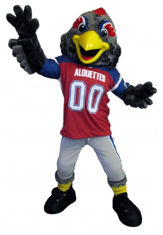 Montreal Alouettes Touche Mascot Costume