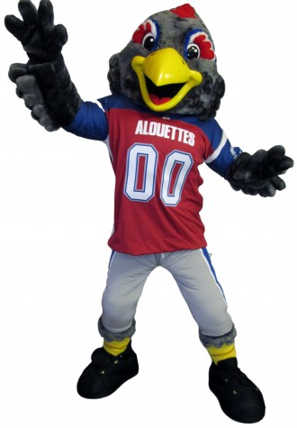 Montreal Alouettes Touche Mascot Costume