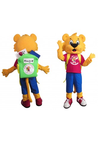 Mountain Lion Backpack Program Montie Mascot Costume