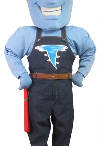 Mr. Twister Plumbing Mr. Twister Mascot Costume