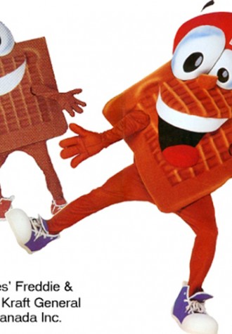 Nabisco Eddie and Freddie Shreddie Mascot Costume