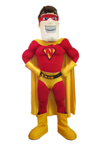 Nelson High School N Man Mascot Costume