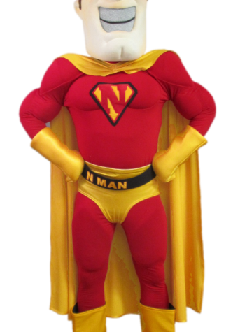 Nelson High School N Man Mascot Costume