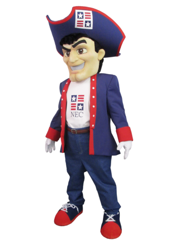 New England College Patty the Patriot Mascot Costume