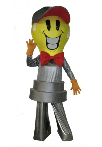 Nu Tek Electric Dr. Watt Mascot Costume