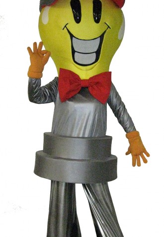 Nu Tek Electric Dr. Watt Mascot Costume