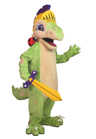 Oliver the Brave Oliver the Brave Mascot Costume