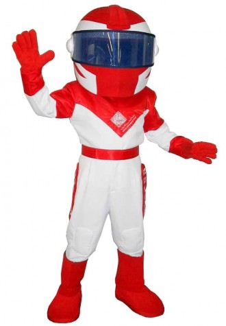 Orange Graphics BIC Speedy Mascot Costume