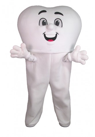 Palladium Insurance Dentavenger Mascot Costume