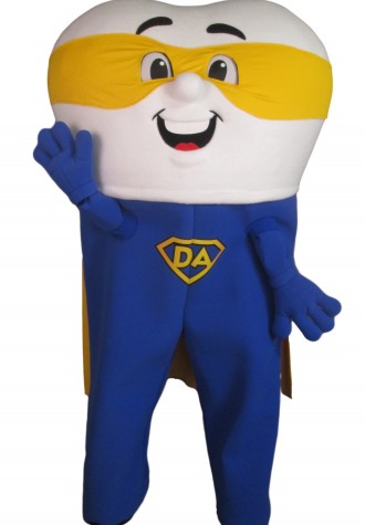 Palladium Insurance Dentavenger Mascot Costume